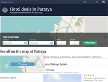 Tablet Screenshot of hotelspattayacity.com